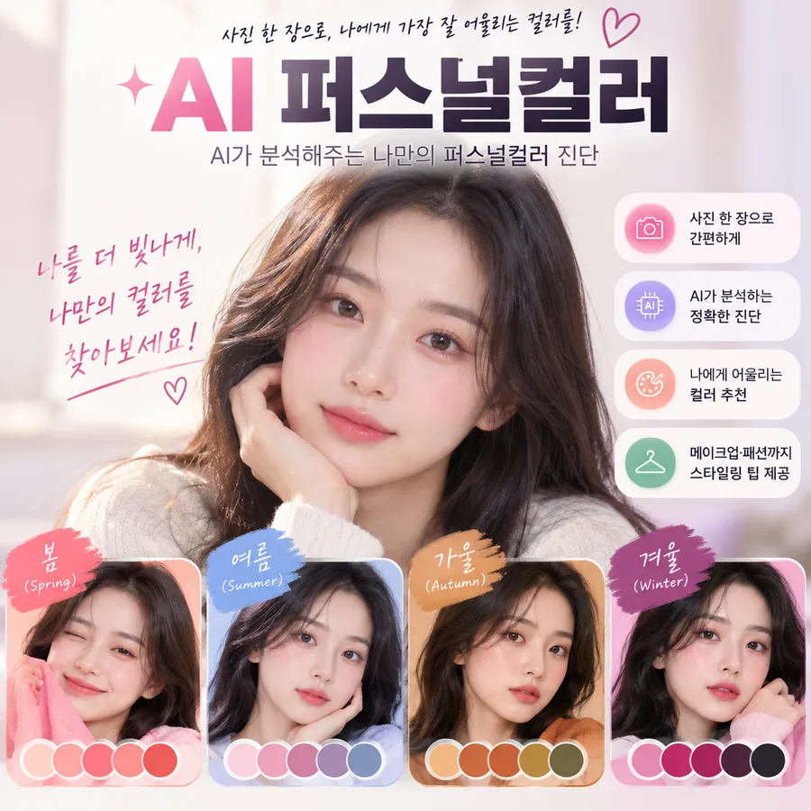 AI 퍼스널컬러 홍보 이미지 5